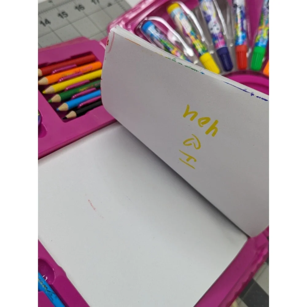 Lisa Frank Husky Dog Polar Bear Art Set USED‎ 2015